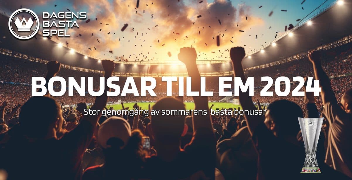 Topplista med bästa bonusarna till EM 2024